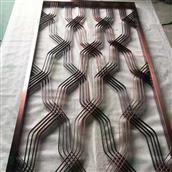 Vách ngăn bình phong inox màu 02