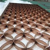 Vách ngăn bình phong inox màu 03