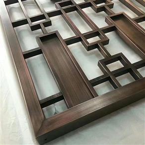 Vách ngăn bình phong inox màu 05