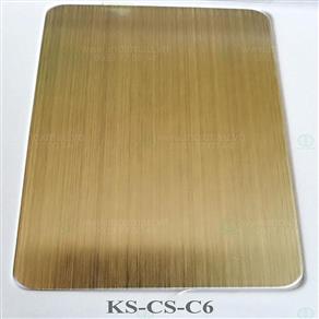 Tấm inox xước màu đồng thanh