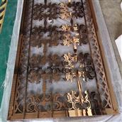 Vách ngăn bình phong inox màu 026